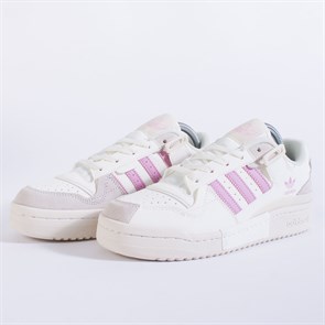 Кроссовки Adidas Forum 84 Low, Cloud White Pink - фото 34563