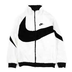 Куртка Nike Fleece Big Swoosh, White - фото 37565