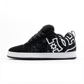 Кеды DC Shoes Court Graffik, Basq Black / White